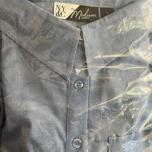 Light Chambray Boyfriend Button-Front Secret Snap - NY&C Madison